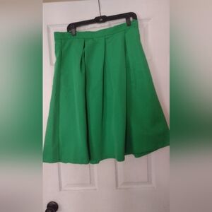 Elegant Green  A line Skirt